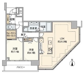 THE TOYOSU TOWER 31階 間取り図