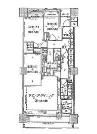 シティタワー品川 34階 間取り図