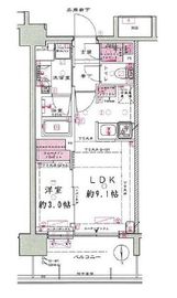 ザ・レジデンス蒲田アイリスコート 3階 間取り図