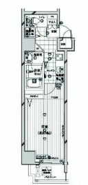 ガリシアヒルズ六本木 10階 間取り図