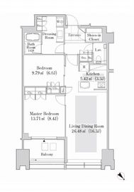 ラ・トゥール新宿ガーデン 2515 間取り図