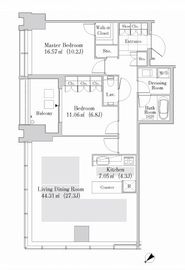 ラ・トゥール新宿ガーデン 2415 間取り図