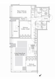 ラ・トゥール新宿ガーデン 3725 間取り図