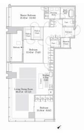 ラ・トゥール新宿ガーデン 2401 間取り図