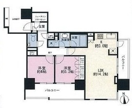 プレミスト麹町 7階 間取り図