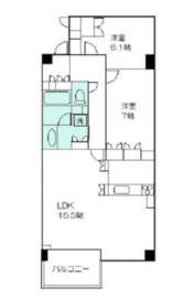 アデニウム高輪 1階 間取り図