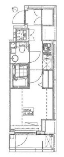 ハーモニーレジデンス田町#002 6階 間取り図