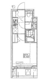 ハーモニーレジデンス田町#002 8階 間取り図