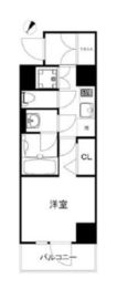 ハーモニーレジデンス田町#002 5階 間取り図