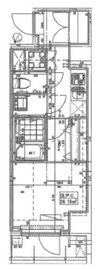 ハーモニーレジデンス田町#002 8階 間取り図