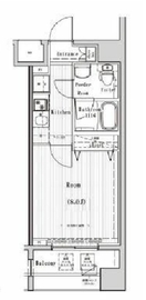 レクシード両国駅前 906 間取り図