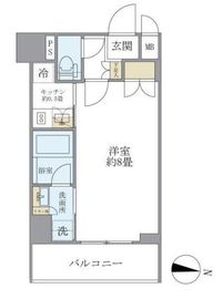 レクシード両国駅前 1105 間取り図