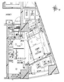 ピアース白金台 2階 間取り図