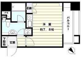 ファミールグラン銀座4丁目 6階 間取り図