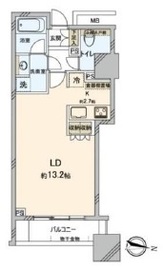 ザ・湾岸タワーレックスガーデン 8階 間取り図