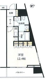 グリーンプリズムタワー 6階 間取り図