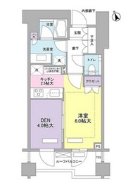 ブランズ六本木 5階 間取り図