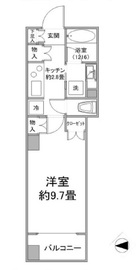 富久クロスグリーンレジデンス 3階 間取り図