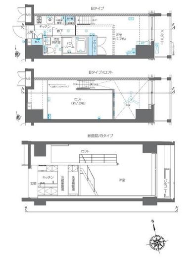 ZOOM六本木 6階 間取り図