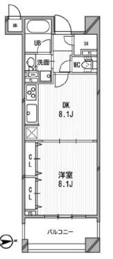 アーデン神保町 805 間取り図