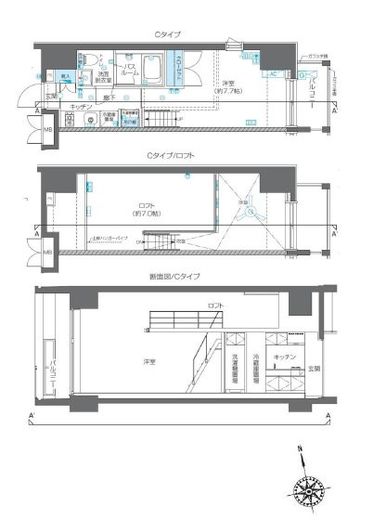 ZOOM六本木 8階 間取り図