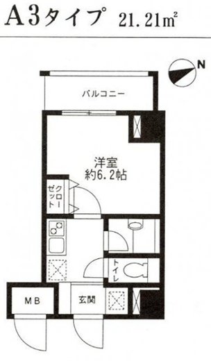 西麻布フォレストプラザ 712 間取り図