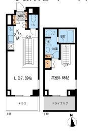 レジデンス白金コローレ 112 間取り図