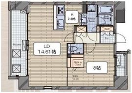 麻布十番テラス 301 間取り図