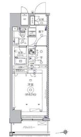 クレイシア秋葉原 4階 間取り図