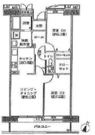 アクティ目黒駅前 1号棟 315 間取り図