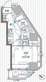 ミテッツァ北品川 7階 間取り図