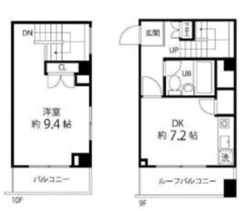 ハイリーフ芝大門 901 間取り図