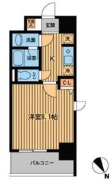 プライムアーバン門前仲町 1003 間取り図