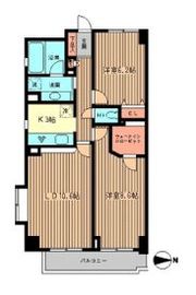 ファーストビレッジ白金台 201 間取り図