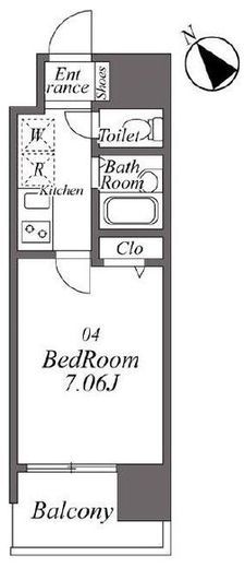 リージア大森 804 間取り図