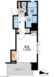 アーデン清澄白河 1207 間取り図