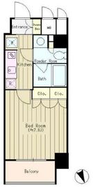 リエゾン銀座一丁目 802 間取り図