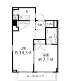 ハイリーフ芝大門 803 間取り図