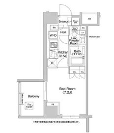 コンフォリア浅草橋 1402 間取り図