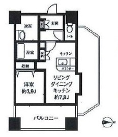 HF西新宿レジデンスウエスト 307 間取り図