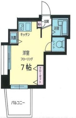 OLIO麻布十番 (オリオ麻布十番) 9階 間取り図