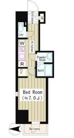 フィラージュ白金 203 間取り図