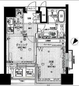 カテリーナ代々木プレイス 11階 間取り図