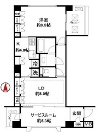 アトラス江戸川アパートメント 3階 間取り図