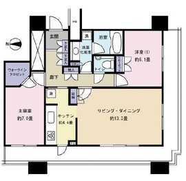 ラクシア品川ポルトチッタ 8階 間取り図