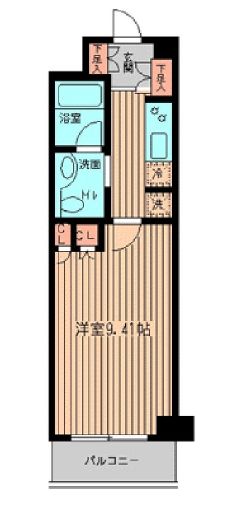 ガーデン目黒南 313 間取り図