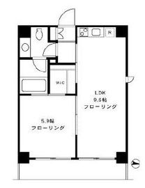 四谷デュープレックスD-R 1階 間取り図