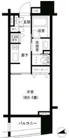 パークキューブ浅草田原町 205 間取り図