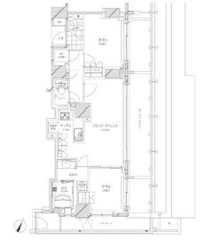 コスモリード市ヶ谷払方町 502 間取り図