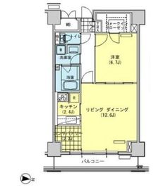 ブリリアイスト東雲キャナルコート 1016 間取り図